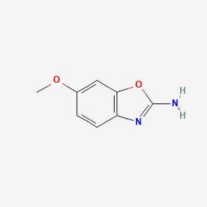 molecular formula C8H8N2O2 B596648 6-Methoxyl-2-aminobenzoxazol CAS No. 13895-08-4
