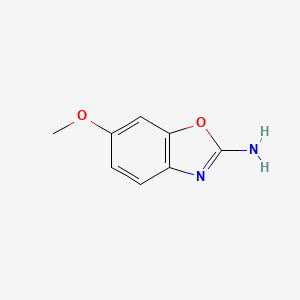 molecular formula C8H8N2O2 B596648 6-Methoxybenzo[D]oxazol-2-amine CAS No. 13895-08-4