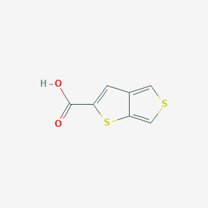 molecular formula C8H6O2S2 B596650 Thieno[3,4-b]thiophene-2-carboxylic acid CAS No. 14630-08-1
