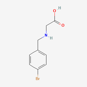 molecular formula C9H10BrNO2 B596670 (4-Bromo-benzylamino)-acetic acid CAS No. 1727-09-9