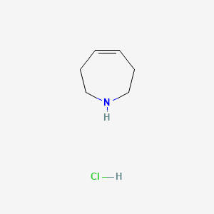 molecular formula C6H12ClN B596671 2,3,6,7-Tetrahydro-1H-azepine hydrochloride CAS No. 1263282-12-7