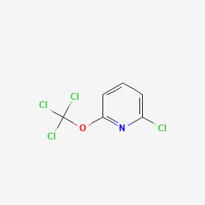 molecular formula C6H3Cl4NO B596675 2-Chloro-6-(trichloromethoxy)pyridine CAS No. 1221171-69-2