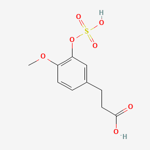 3-[4-Methoxy-3-(sulfooxy)phenyl]propanoic acid