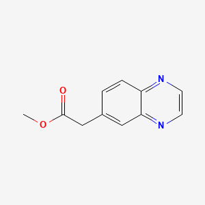 Methyl 2-(quinoxalin-6-yl)acetate