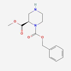 (r)-1-Benzyl 2-methyl piperazine-1,2-dicarboxylate