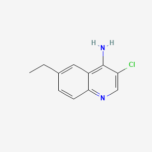 3-Chloro-6-ethylquinolin-4-amine