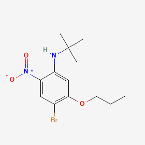 4-Bromo-N-(tert-butyl)-2-nitro-5-propoxyaniline