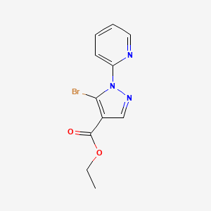 Ethyl 5-bromo-1-(pyridin-2-YL)-1H-pyrazole-4-carboxylate