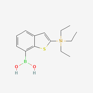 (2-(Triethylsilyl)benzo[b]thiophen-7-yl)boronic acid