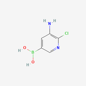 (5-Amino-6-chloropyridin-3-yl)boronic acid