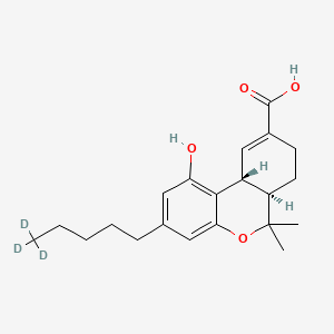 6a,7,8,10a-Tetrahydro-1-hydroxy-6,6-dimethyl-3-(pentyl-5,5,5-D3)-6H-dibenzo(b,D)pyran-9-carboxylic acid, (6aR,10aR)-
