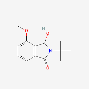 2-Tert-butyl-3-hydroxy-4-methoxyisoindolin-1-one