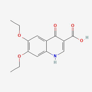 6,7-Diethoxy-4-oxo-1,4-dihydroquinoline-3-carboxylic acid