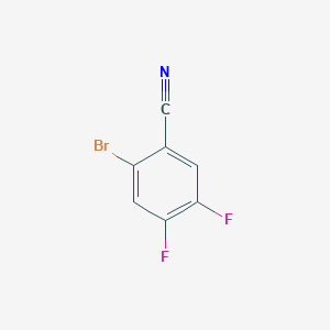 molecular formula C7H2BrF2N B059677 2-溴-4,5-二氟苯甲腈 CAS No. 64695-82-5
