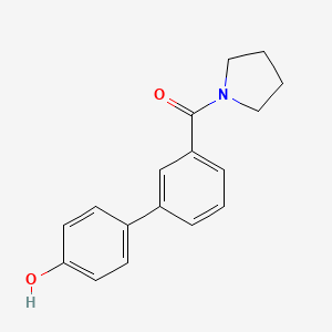 4-(3-Pyrrolidinylcarbonylphenyl)phenol