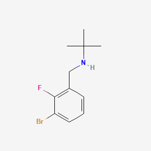 1-Bromo-3-(t-butylaminomethyl)-2-fluorobenzene