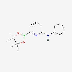 N-Cyclopentyl-6-(4,4,5,5-tetramethyl-1,3,2-dioxaborolan-2-yl)pyridin-2-amine