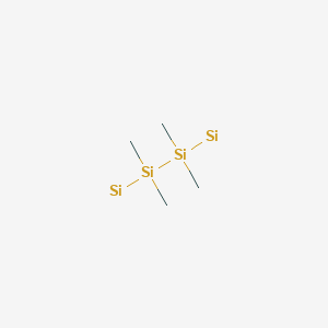 molecular formula C4H12Si4 B596819 2,2,3,3-TETRAMETHYLTETRASILANE, 95per cent CAS No. 1364487-19-3