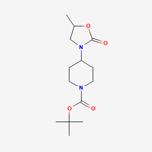 Tert-butyl 4-(5-methyl-2-oxooxazolidin-3-yl)piperidine-1-carboxylate