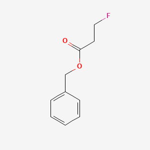 molecular formula C10H11FO2 B596851 Benzyl 3-fluoropropanoate CAS No. 115952-61-9