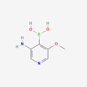 (3-Amino-5-methoxypyridin-4-yl)boronic acid