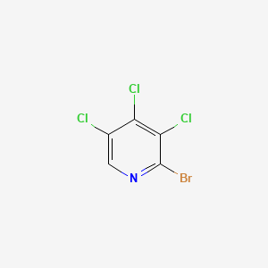 molecular formula C5HBrCl3N B596866 2-Bromo-3,4,5-trichloropyridine CAS No. 1330061-11-4