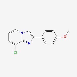 8-Chloro-2-(4-methoxyphenyl)imidazo[1,2-a]pyridine