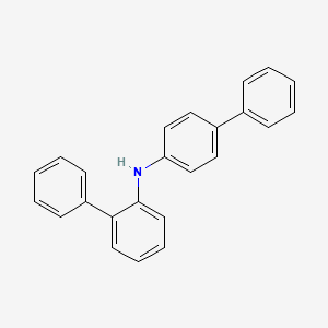 molecular formula C24H19N B596887 N-(4-Biphenylyl)-2-biphenylamine CAS No. 1372775-52-4