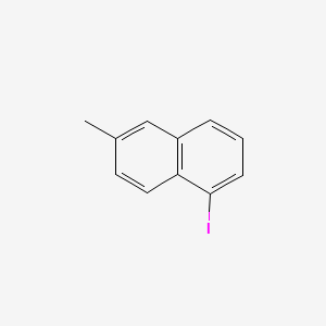 molecular formula C11H9I B596889 1-Iodo-6-methylnaphthalene CAS No. 142882-54-0