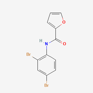 molecular formula C11H7Br2NO2 B5968953 N-(2,4-dibromophenyl)furan-2-carboxamide 