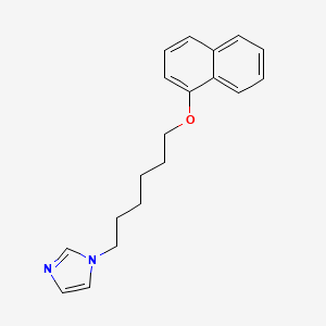 molecular formula C19H22N2O B5969098 1-(6-Naphthalen-1-yloxyhexyl)imidazole 