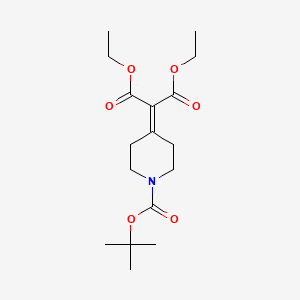 Diethyl 2-(1-(tert-butoxycarbonyl)piperidin-4-ylidene)malonate