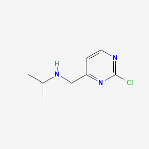 B596972 (2-Chloro-pyrimidin-4-ylmethyl)-isopropyl-amine CAS No. 1289388-00-6