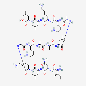 molecular formula C70H131N19O16 B596975 Mastoparan 17 CAS No. 130571-28-7