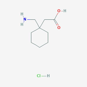 molecular formula C9H18ClNO2 B000597 Gabapentin hydrochloride CAS No. 60142-95-2