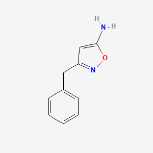 3-Benzyl-1,2-oxazol-5-amine