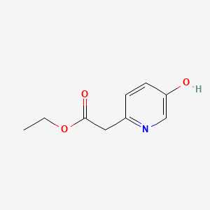 molecular formula C9H11NO3 B597037 Ethyl 2-(5-hydroxypyridin-2-YL)acetate CAS No. 132807-30-8
