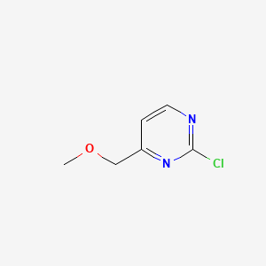 molecular formula C6H7ClN2O B597041 2-Chloro-4-(methoxymethyl)pyrimidine CAS No. 1289387-30-9
