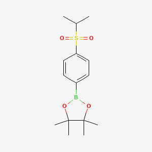 2-(4-(Isopropylsulfonyl)phenyl)-4,4,5,5-tetramethyl-1,3,2-dioxaborolane
