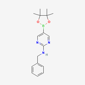 N-Benzyl-5-(4,4,5,5-tetramethyl-1,3,2-dioxaborolan-2-yl)pyrimidin-2-amine