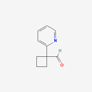 1-(Pyridin-2-yl)cyclobutanecarbaldehyde