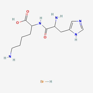 (S)-6-Amino-2-((S)-2-amino-3-(1H-imidazol-4-yl)Propanamido)hexanoic acid hydrobromide