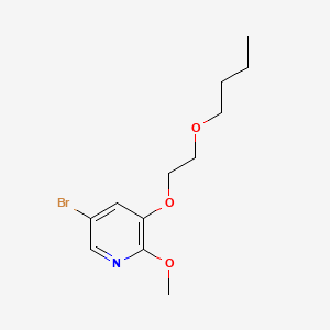 5-Bromo-3-(2-butoxyethoxy)-2-methoxypyridine
