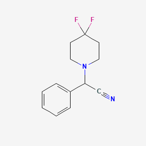 2-(4,4-Difluoropiperidin-1-YL)-2-phenylacetonitrile