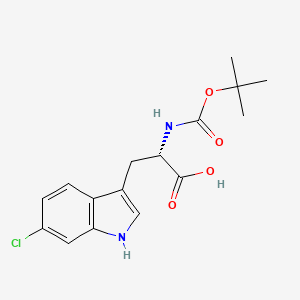 B597125 L-N-Boc-6-chlorotryptophan CAS No. 1234875-52-5