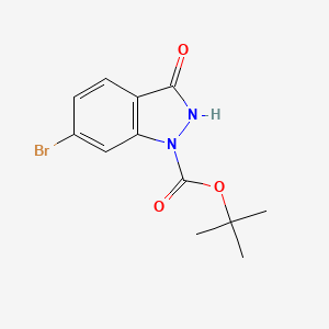tert-Butyl 6-bromo-2,3-dihydro-3-oxoindazole-1-carboxylate