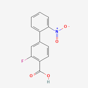 2-Fluoro-4-(2-nitrophenyl)benzoic acid