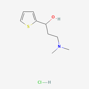 3-(Dimethylamino)-1-thiophen-2-ylpropan-1-ol;hydrochloride