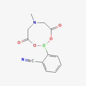 2-(6-Methyl-4,8-dioxo-1,3,6,2-dioxazaborocan-2-yl)benzonitrile