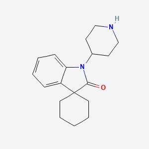 1'-(Piperidin-4-yl)spiro[cyclohexane-1,3'-indolin]-2'-one